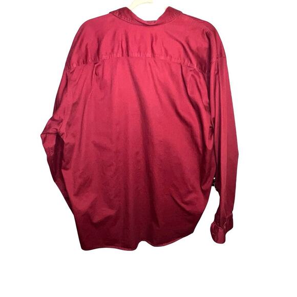 C.E. Schmidt WorkWear Men’s XL Button Down 100% Cotton Heavy Duty Burgundy - Picture 3 of 9